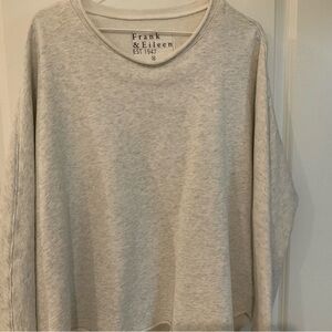Frank & Eileen Anna, Gray melange sweatshirt. Excellent condition.